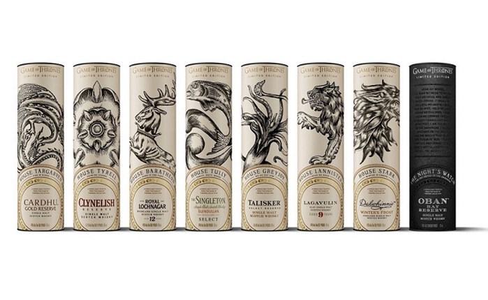 Diageo: Λανσάρει σειρά ουίσκι “Game of Thrones”