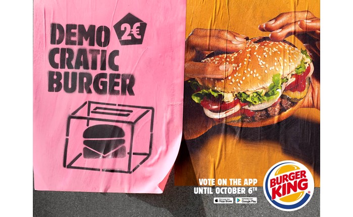 Burger King: Νέα καμπάνια με ζωντανή ψηφοφορία 