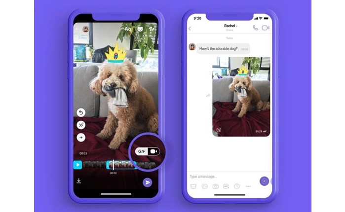 Viber: Νέα λειτουργία για τη δημιουργία GIFs