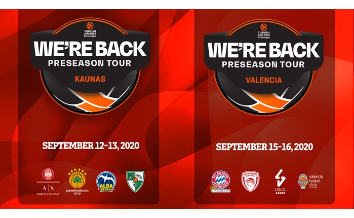 We're back Pre season Tour στην EuroLeague με Παναθηναϊκό ΟΠΑΠ & Ολυμπιακό