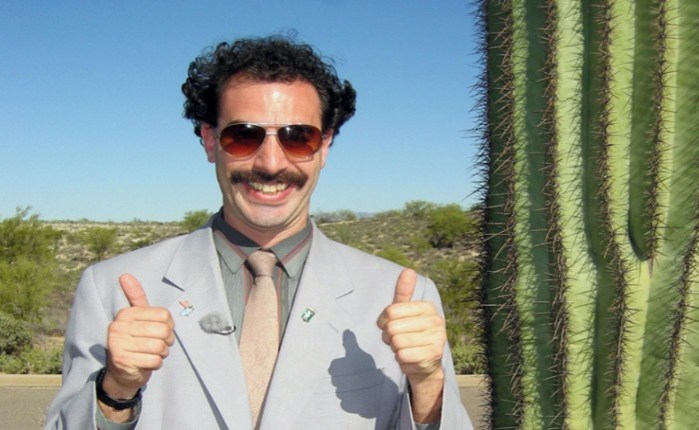 Το Καζακστάν κάνει σλόγκαν ατάκα του Borat
