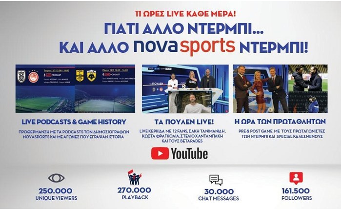 Γιατί άλλο ντέρμπι... και άλλο ντέρμπι Novasports! 