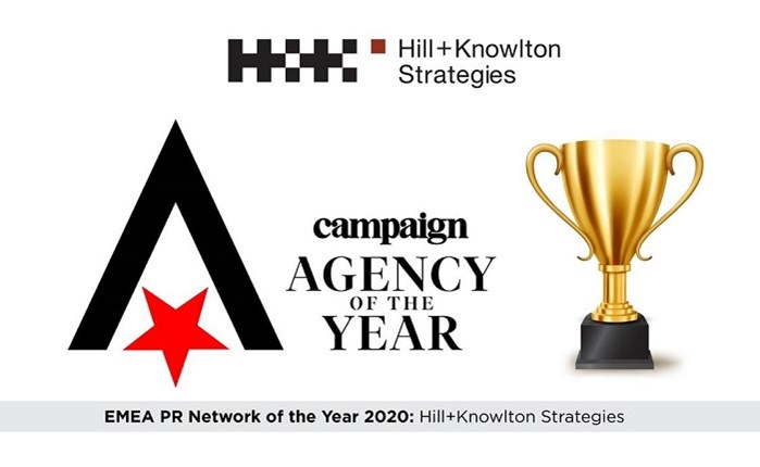 Η  H+K Strategies αναγνωρίστηκε ως Network of the Year