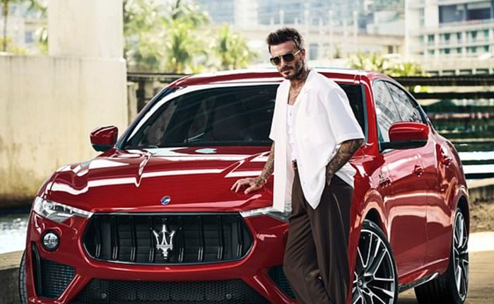 Ο David Beckham στην καμπάνια της Maserati
