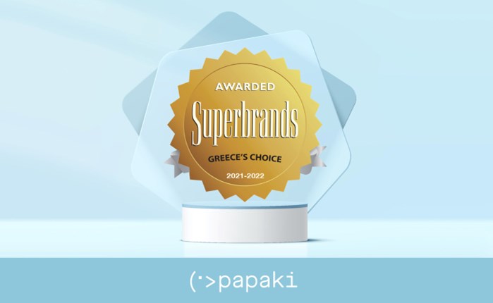 Papaki: Έλαβε τον τίτλο Superbrands Greece 2021-2022