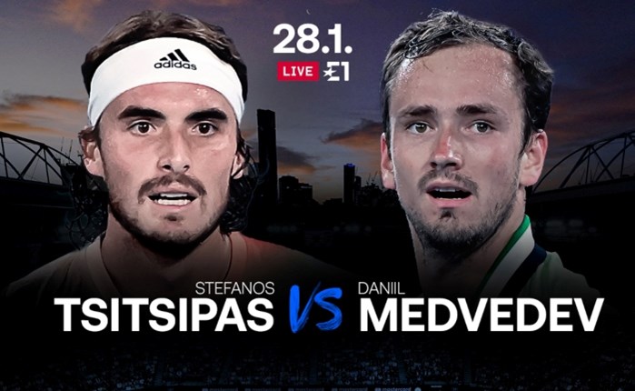 Nova: O μεγάλος ημιτελικός Σ.Τσιτσιπάς VS Ν.Μεντβέντεφ στο Eurosport 1 
