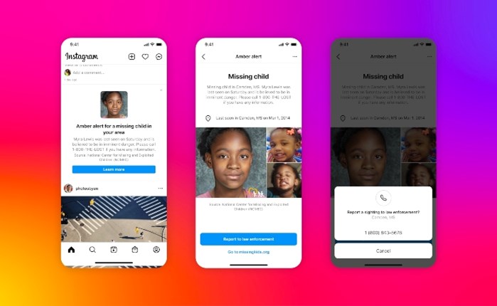 Instagram: Υλοποιεί τη λειτουργία AMBER Alerts για την εύρεση εξαφανισμένων παιδιών