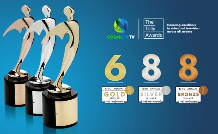 COSMOTE TV: Διεθνής αναγνώριση στα «Telly Awards»