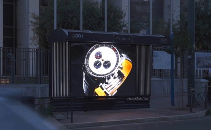 BREITLING: Καμπάνια στις Digital οθόνες της Politis Out Of Home