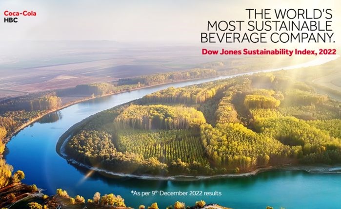 Όμιλος Coca-Cola HBC: Η πιο βιώσιμη εταιρεία ποτών στον κόσμο με βάση τον Δείκτη DJSI