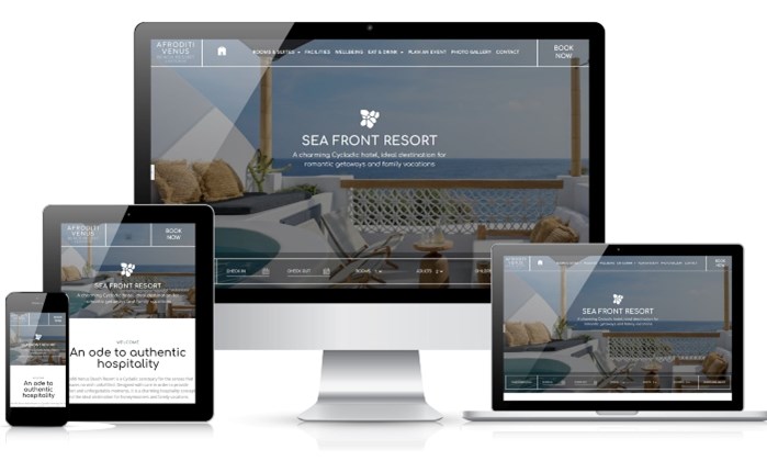 A3® Resizing Ideas: Δημιουργικός σχεδιασμός για το Afroditi Venus Beach Resort Santorini
