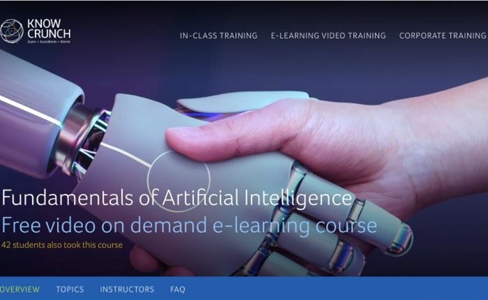 Knowcrunch: Λανσάρει πρώτη εκπαίδευση για το Artificial Intelligence