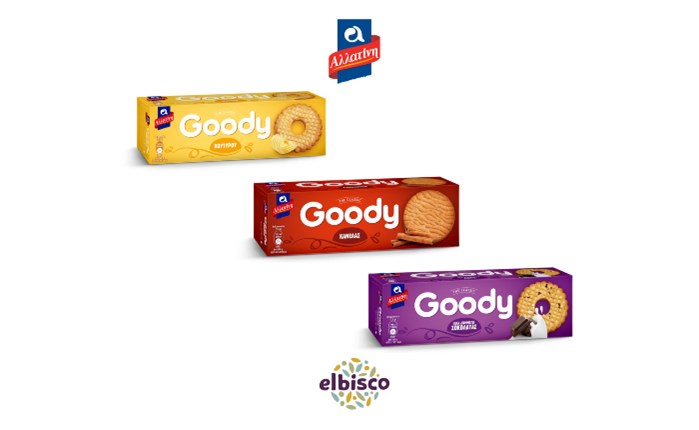 Αλλατίνη: Νέες συσκευασίες για τα μπισκότα GOODY
