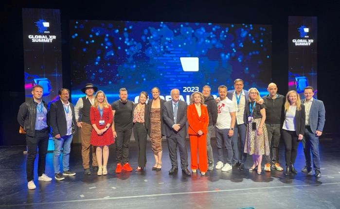 Ο Δημήτρης Δημητριάδης του Zoltar.agency  στο 1ο Παγκόσμιο XR Summit 2023