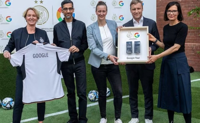 Google: Χορηγός της Εθνικής ομάδας ποδοσφαίρου γυναικών της Γερμανίας
