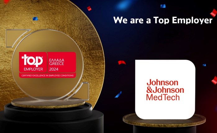 Johnson & Johnson MedTech: Κορυφαίος Εργοδότης στην Ελλάδα για 3η συνεχή χρονιά 