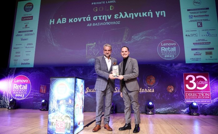 ΑΒ: Σημαντικές διακρίσεις στα Lenovo Retail Business Awards 2023