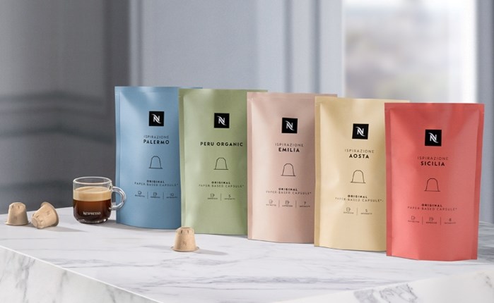 Η Nespresso δημιούργησε νέα κάψουλα με βάση το χαρτί