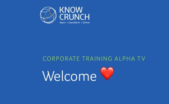Η Knowcrunch εκπαιδεύει την ομάδα του Alpha TV στο digital marketing