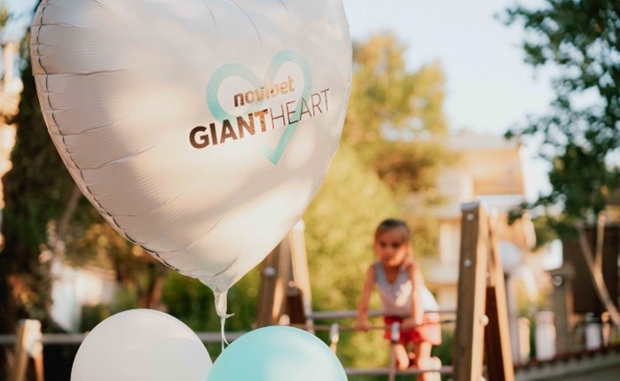 Το Giant Heart της Novibet δίνει ζωή σε μια νέα παιδική χαρά του Δήμου Κηφισιάς