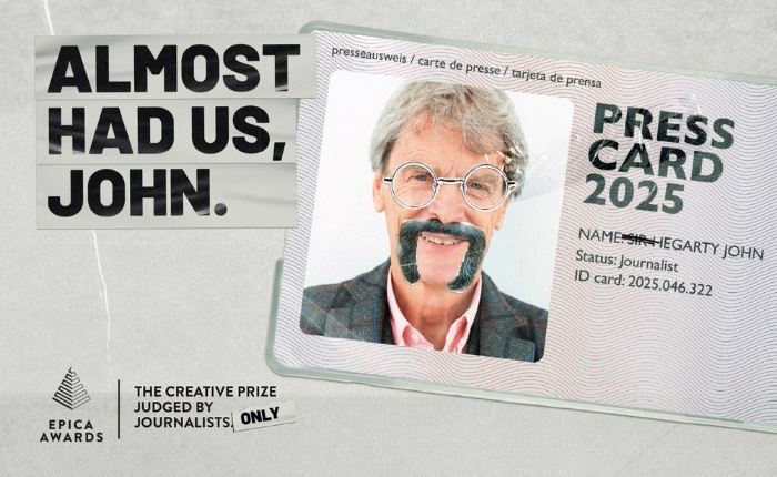 Epica Awards: Ο Sir John Hegarty στην φετινή καμπάνια