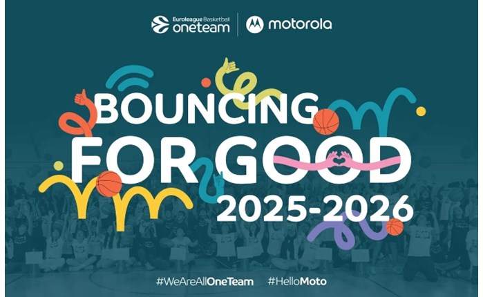 Euroleague Basketball και Motorola ξανασυνεργάζονται για τη δράση «Bouncing for Good»