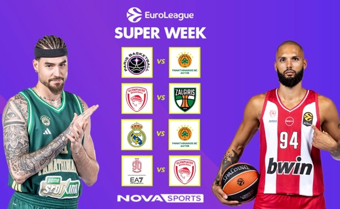 Η «Διαβολοβδομάδα» Νο4 της EuroLeague στο Novasports