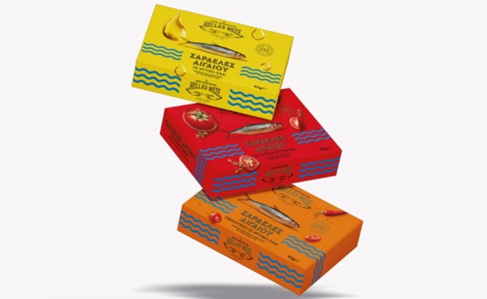 Η Food For Thought υπογράφει το branding της νέας σειράς συσκευασιών σαρδέλας Hellas Meze