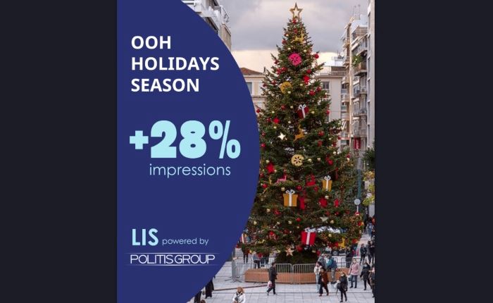 Politis Group: Η δυναμική του OOH στην εορταστική περίοδο