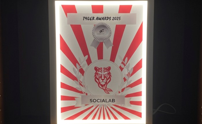 Socialab: Διακρίθηκε με το Creativity Award στα Tyger Awards