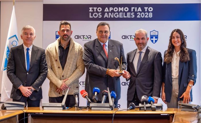 Όμιλος AKTOR: Χρυσός Χορηγός της Ελληνικής Ολυμπιακής Επιτροπής έως τους Ολυμπιακούς Αγώνες 2028