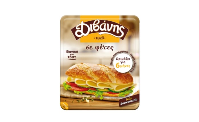 Διβάνης: Νέα ετικέτα για τη συσκευασία φέτες τοστ του τυροκομείου 