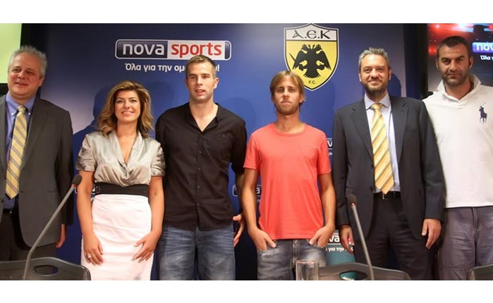 Παρουσιάστηκε η συνεργασία Novasports-ΑΕΚ