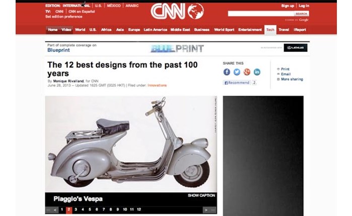 Vespa: Αναγνώριση από το CNN