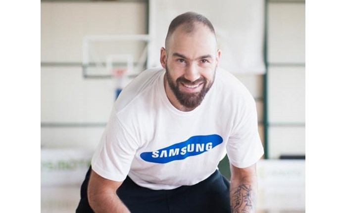 Η Samsung δίπλα στον Β. Σπανούλη 