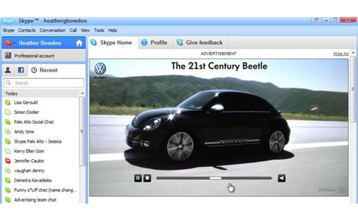 Το Skype στον κόσμο της διαφήμισης