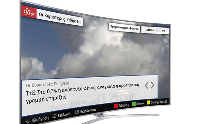 In.gr: Εφαρμογή για τις Samsung Smart TVs