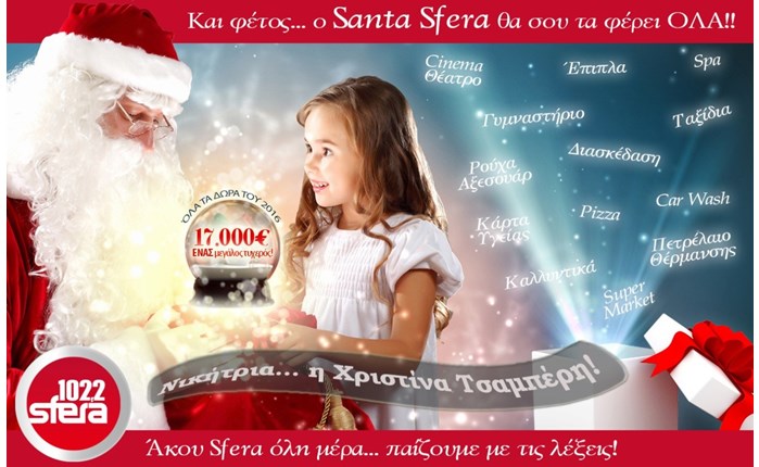 O Santa Sfera έπεσε από την καμινάδα!